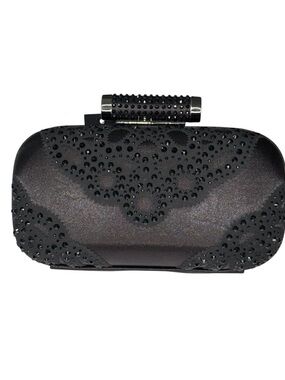 BADGLEY MISCHKA Bling Rhinestone Clutch Minaudière - NWT